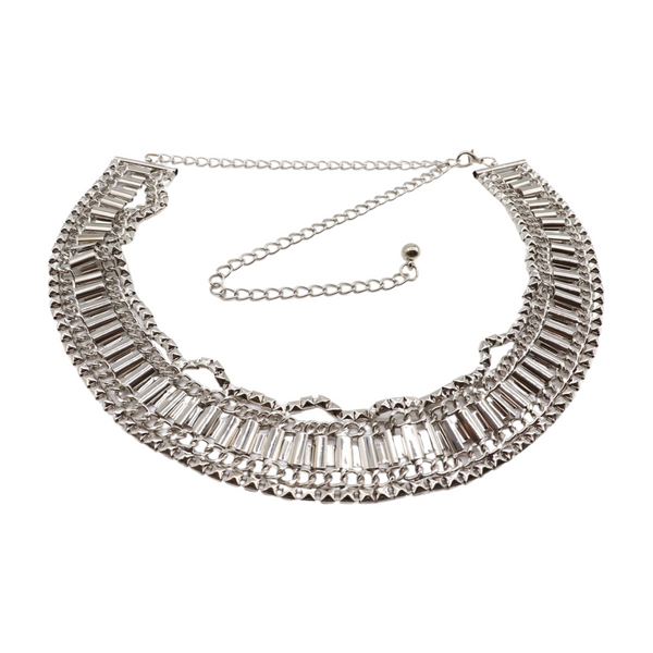 Brand New Women Silver Metal Chain Fashion Belt Size S M L