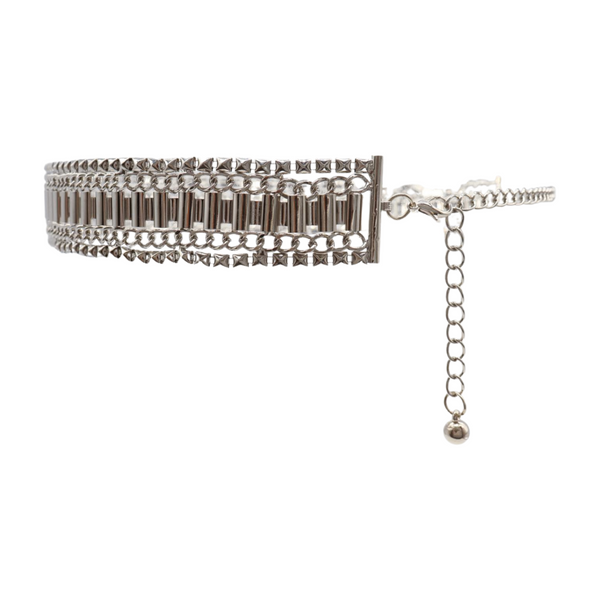Brand New Women Silver Metal Chain Fashion Belt Size S M L