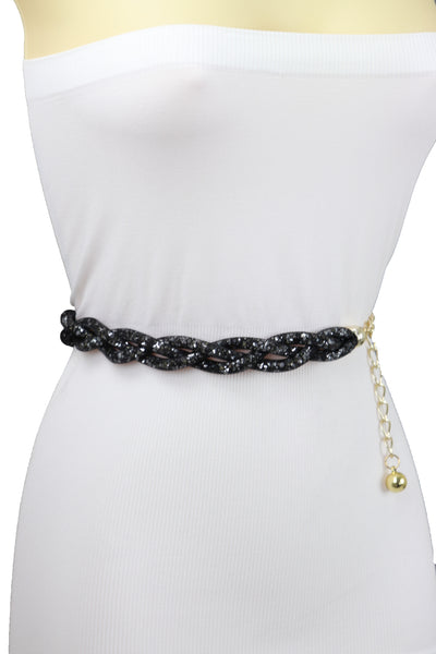 12 Different Colors Stretch Crocodile Stamped Belt Big Square Buckle New Women Accessories