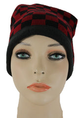 4-in-1 Checkered Neck Warmer Head Cover