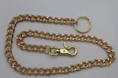 New Men Gold Wallet Chains Metal Fashion Jewelry KeyChain Biker Strong Big Links