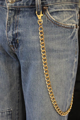 New Men Gold Wallet Chains Metal Fashion Jewelry KeyChain Biker Strong Big Links