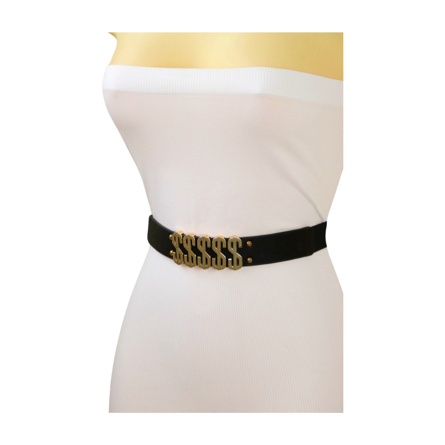 green emerald velvet dress Women Stretch Belts, Gold Leaf Belt, Custom Black Dress Belt with Vint –  One Curtain Road main image 1