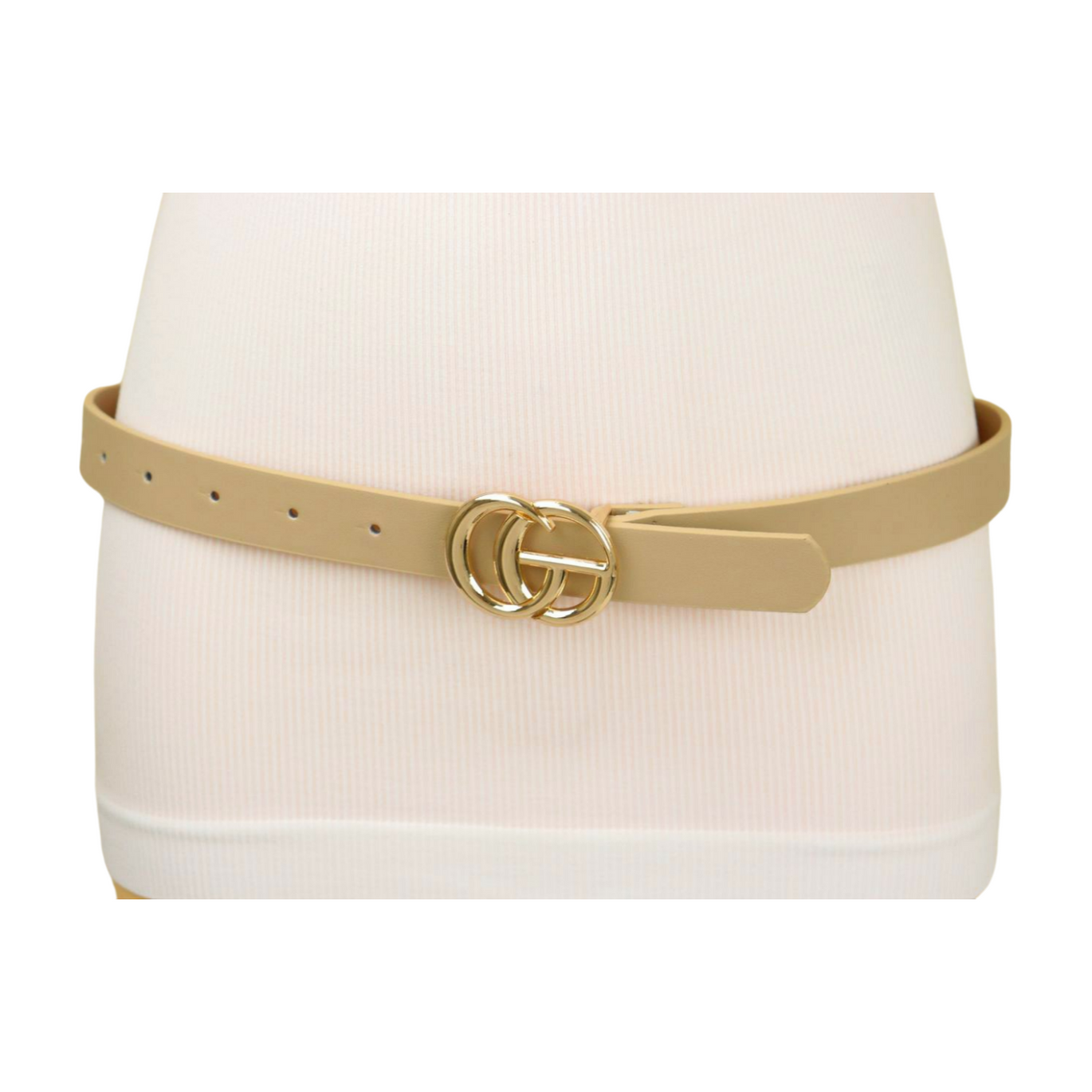 Cintura Catena Dorata Alwaystyle4you: Skinny Alta Vita Con Fibbia Ragno, Taglie M-XL - Foto 2