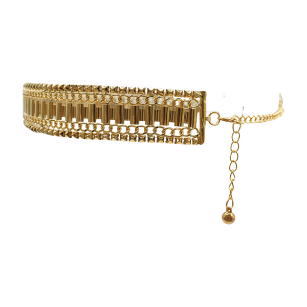 Brand New Women Gold Metal Chain Fashion Belt Hip High Waist Size S M L