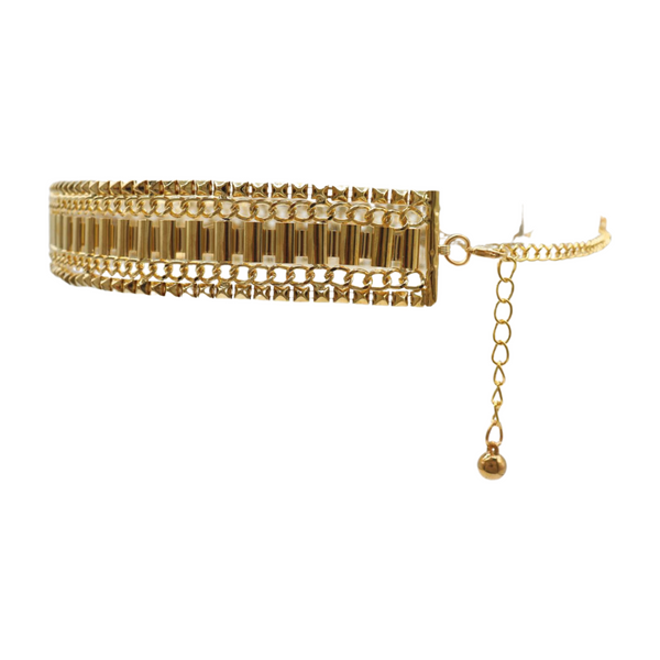 Brand New Women Gold Metal Chain Fashion Belt Hip High Waist Size S M L