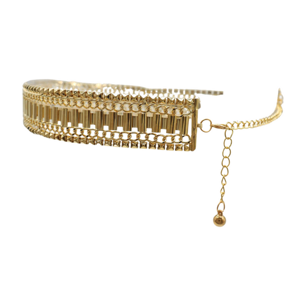 Brand New Women Gold Metal Chain Fashion Belt Hip High Waist Size S M L