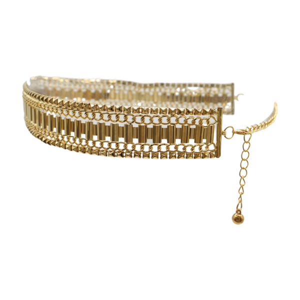 Brand New Women Gold Metal Chain Fashion Belt Hip High Waist Size S M L