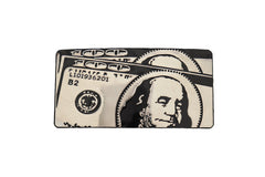 Men Silver Metal Belt Buckle Hip Hop Street Fashion Club 100$ Bill Money Hood