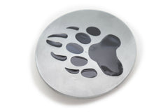 New Men Women Silver Metal Western Fashion Accessory Bear Foot Print Oval Buckle