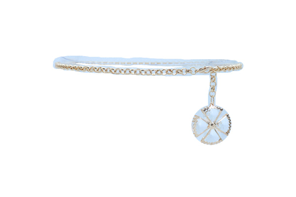 Women Fashion Belt Gold Metal Chain Links Waistband Flower Bling Charm Fits Sizes M L XL
