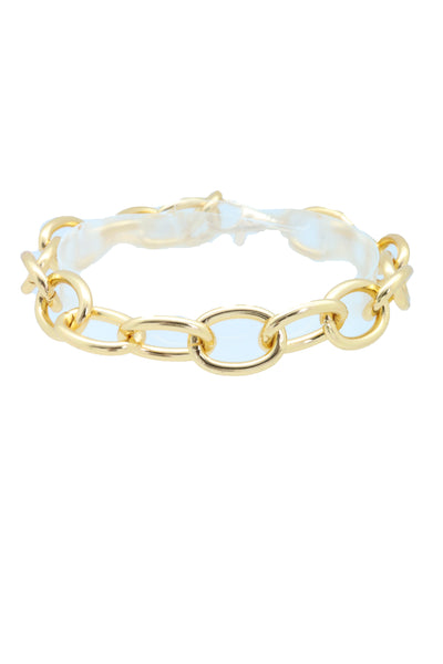 Women Gold Metal Chunky Chain Thick Links Boot Bracelet Shoe Band Anklet Strap Adjustable Size