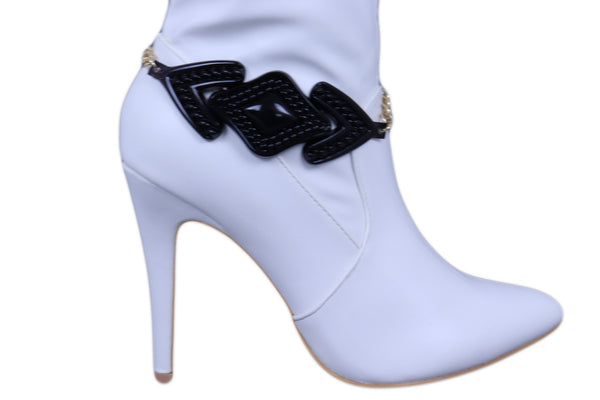 Women Western Metal Boot Chain Bracelet Shoe Bling Arrow Head Shape Charm Anklet One Size