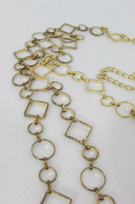 New Women Decorative Accessories Lingerie Bra Straps Gold Metal Squares Circles - alwaystyle4you - 11