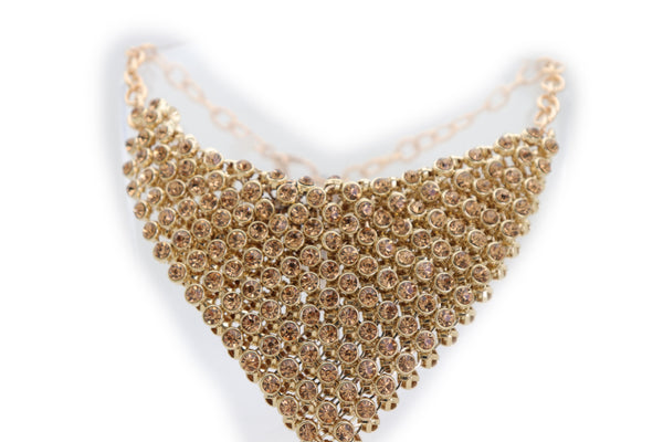 Brand New Women Shiny Gold Metal Boot Chain Band Bracelet Shoe Bling Bandanna Charm Anklet