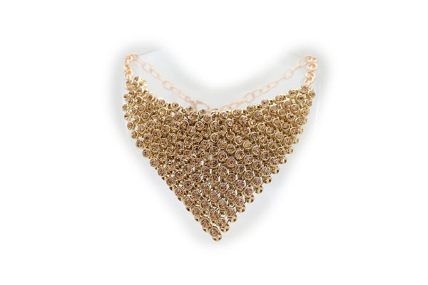 Brand New Women Shiny Gold Metal Boot Chain Band Bracelet Shoe Bling Bandanna Charm Anklet