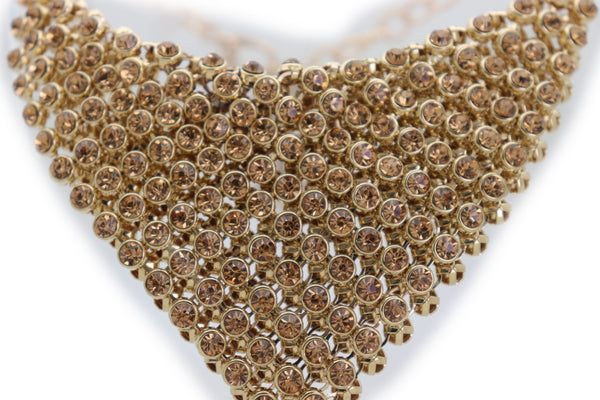 Brand New Women Shiny Gold Metal Boot Chain Band Bracelet Shoe Bling Bandanna Charm Anklet