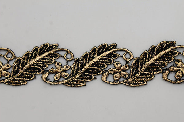 Gold Black Wide Long Leaves Flower Choker Necklace New Women Chunky Hip Hop Fashion Jewelry Accessories