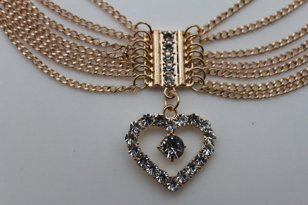 Gold Silver Metal Boot Chain Bracelet Anklet Shoe Heart Charm Love New Women Accessories