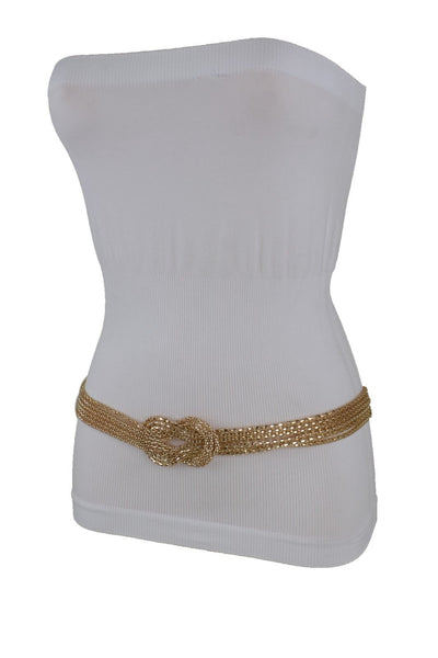 Mesh Braided Metal Hip High Waist Belt New Women Fashion Accessories Plus Size XS-XL