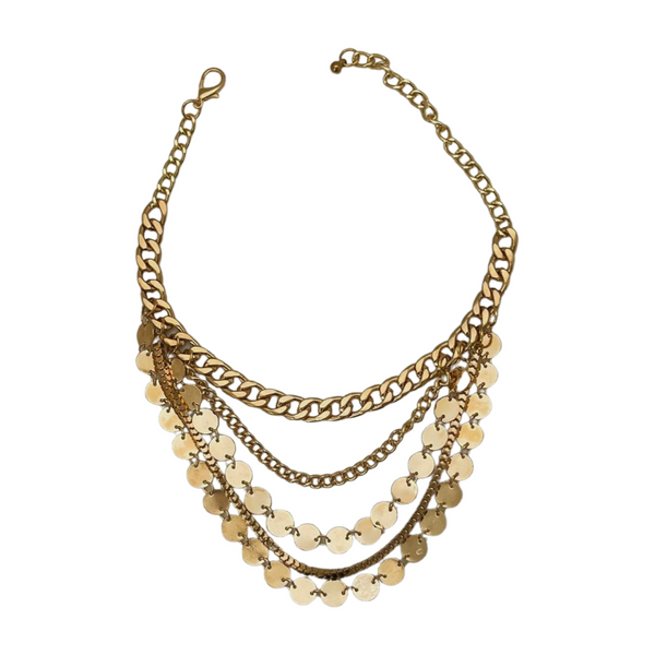 Brand New Women Gold Metal Chain Boot Bracelet Shoe Anklet Circle Multi Strand Waves Shoe Charm