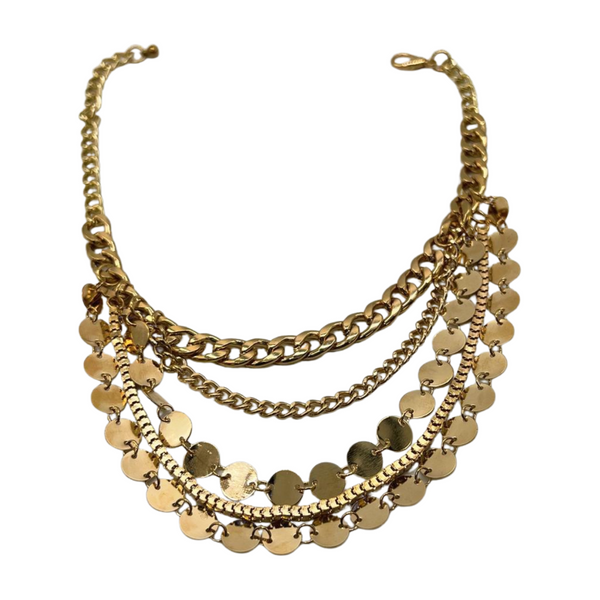 Brand New Women Gold Metal Chain Boot Bracelet Shoe Anklet Circle Multi Strand Waves Shoe Charm