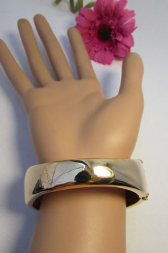 Gold / Silver Metal Retro Bracelet Cuff Multi Rhinestones New Women Fashion Jewelry Accessories - alwaystyle4you - 9