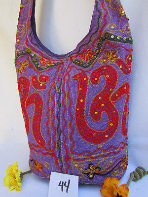 New Women Cross Body Fabric Fashion Messenger Hand India Peace Sign Purple - alwaystyle4you - 29