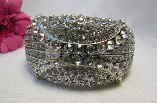 Gold / Silver Metal Retro Bracelet Cuff Multi Rhinestones New Women Fashion Jewelry Accessories - alwaystyle4you - 16