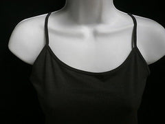 New Women Charcoal Basic Tank Top Sexy Camisole Spaghetti Straps Plus Size Medium Large - alwaystyle4you - 4