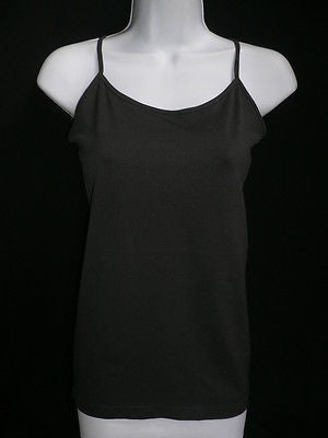 New Women Charcoal Basic Tank Top Sexy Camisole Spaghetti Straps Plus Size Medium Large - alwaystyle4you - 6