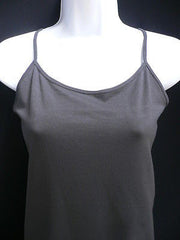 New Women Charcoal Basic Tank Top Sexy Camisole Spaghetti Straps Plus Size Medium Large - alwaystyle4you - 3