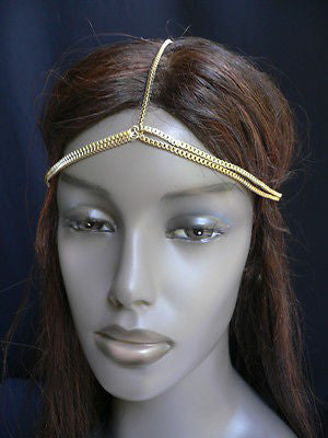 New Women Classic Gold Head Body Thin Chain Fashion Jewelry Grecian Circlet - alwaystyle4you - 4