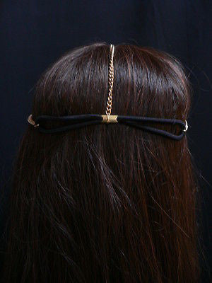 New Women Gold Head Chain Spikes Fashion Jewelry Rhinestones Circlet Headband - alwaystyle4you - 3