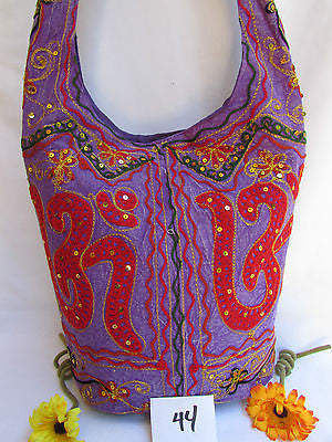 New Women Cross Body Fabric Fashion Messenger Hand India Peace Sign Purple - alwaystyle4you - 26