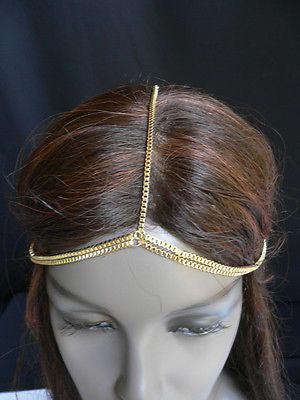 Women Classic Gold Head Body Thin Chain Fashion Jewelry Grecian Circlet - alwaystyle4you - 1