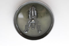 Belt Buckle Silver Metal Grey Skeleton Skull Motorcycle Biker Bones Men