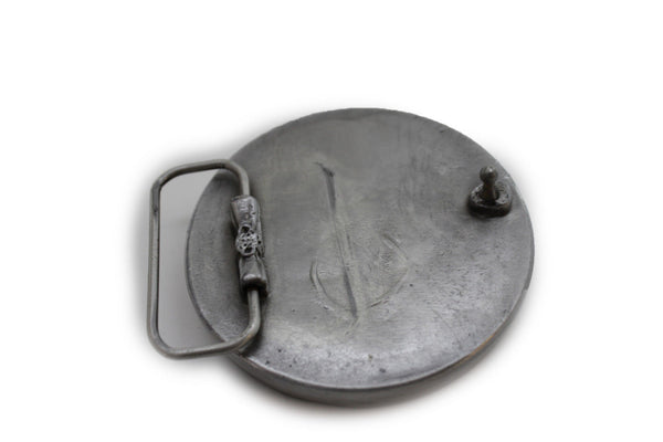 Silver Metal Round Heavy Grey Green Skeleton Rider Motorcycle Bones Belt Buckle Men Accessories