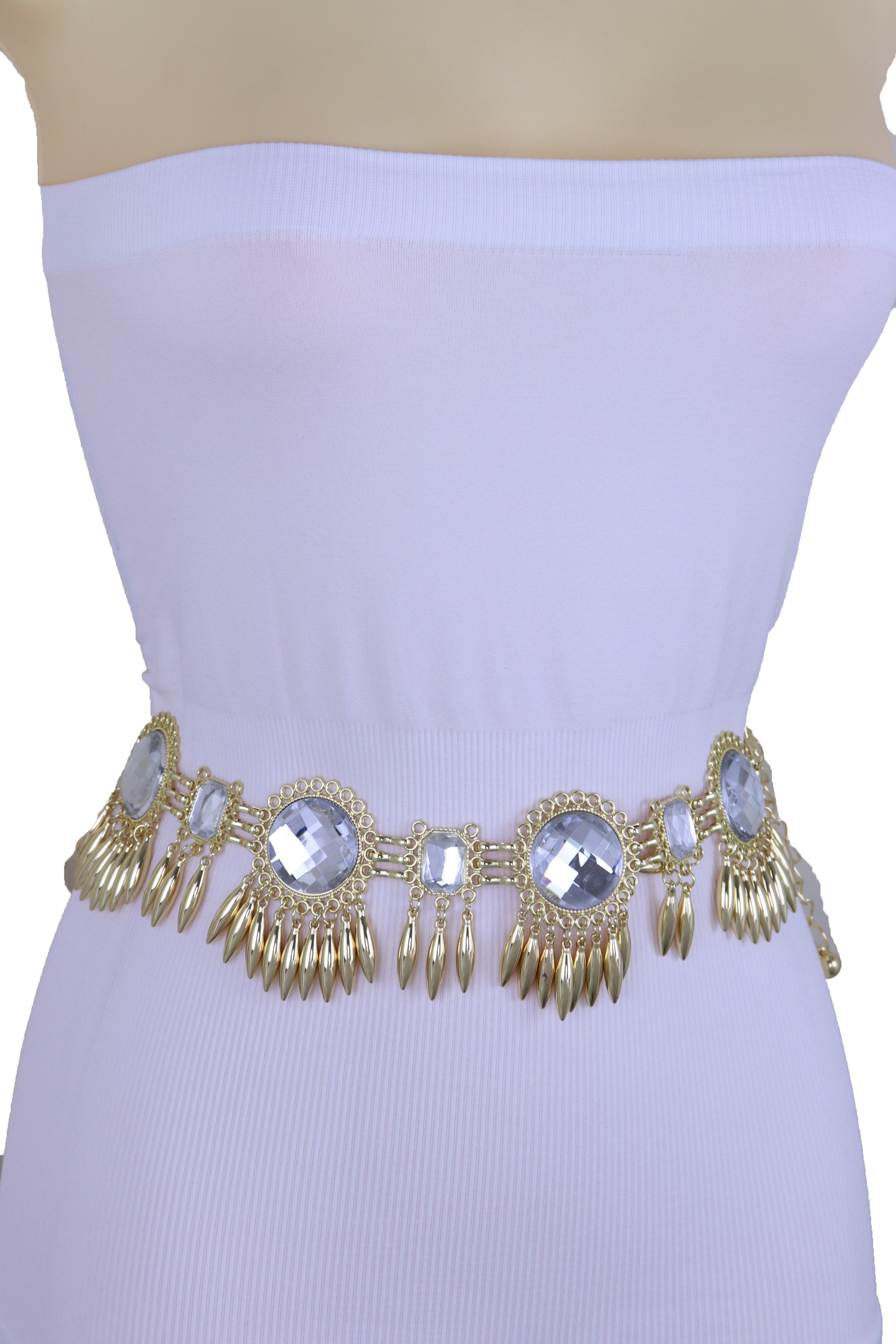 Women Fancy Elegant Fashion Belt Gold Metal Sun Flower Charm Hip High alwaystyle4you Women Fancy Elegant Fashion Belt Gold Metal Sun Flower Charm Hip High alwaystyle4you