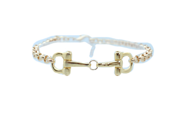 Brand New Women Gold Color Metal Chain Boot Bracelet Anklet Shoe Clasp Hook Charm Jewelry