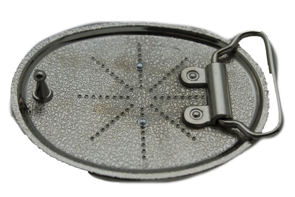 New Men Big Belt Buckle Western Cowboy Bull Long Texas Horn Cow Silver Gold Bead - alwaystyle4you - 7