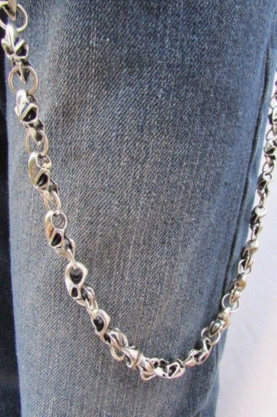 Silver Metal Jeans Long Chains Wallet Ring Multi Mini UFO Keychain Rocker New Men Style - alwaystyle4you - 9