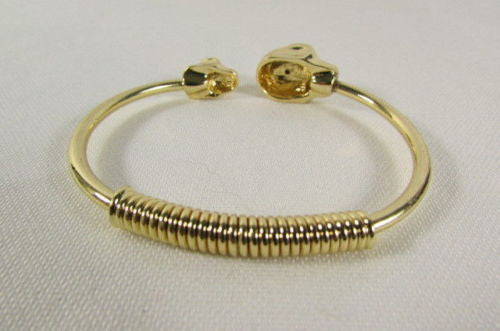 Gold Cuff Bracelet  2 Skulls Head Rhinestone Halloween Fashion New Women Jewelry Accessories - alwaystyle4you - 10