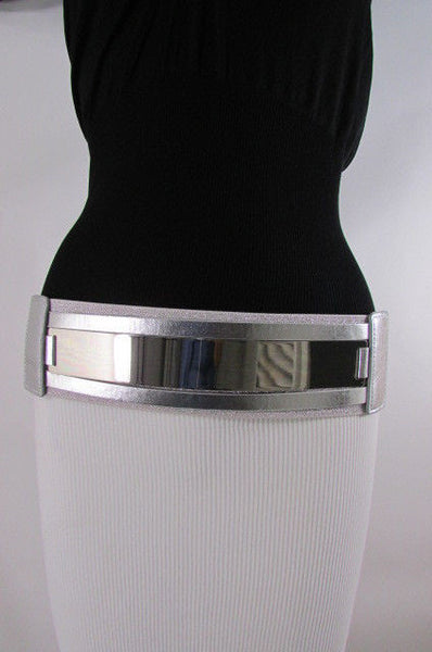 Gold Black / Gold / Silver Full Metal Gold Plate Wide Waist Chic Belt Fashion New Women Accessories Regular & Plul Size - alwaystyle4you - 16