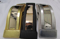 Gold Black / Gold / Silver Full Metal Gold Plate Wide Waist Chic Belt Fashion New Women Accessories Regular & Plul Size - alwaystyle4you - 4