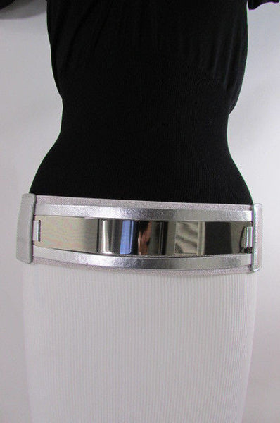 Gold Black / Gold / Silver Full Metal Gold Plate Wide Waist Chic Belt Fashion New Women Accessories Regular & Plul Size - alwaystyle4you - 11