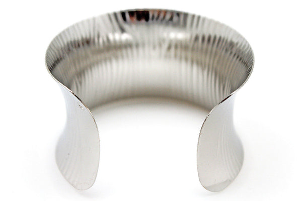 Gold / Silver Metal Wide Bracelet Light Trendy Shiny Style New Women Fashion Jewelry Accessories - alwaystyle4you - 11