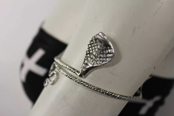 New Women Upper Arm Cuff Bracelet Silver Snake Metal Fashion Jewelry Chain Cobra - alwaystyle4you - 9