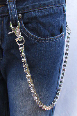 Silver Thick Motorcycle Metal 20" Long Wallet Chains Key Chain New Men Biker Rocker - alwaystyle4you - 6