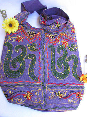 New Women Cross Body Fabric Fashion Messenger Hand India Peace Sign Purple - alwaystyle4you - 61